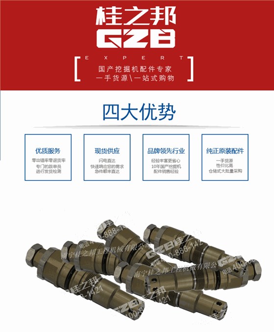 三一挖掘机溢流阀