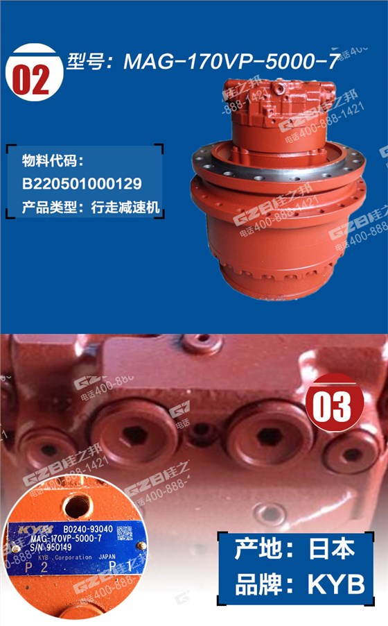 行走减速机MAG-170VP-5000-7