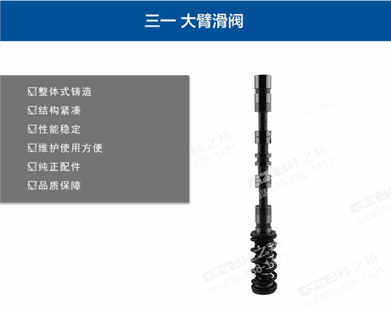 三一挖掘机大臂滑阀
